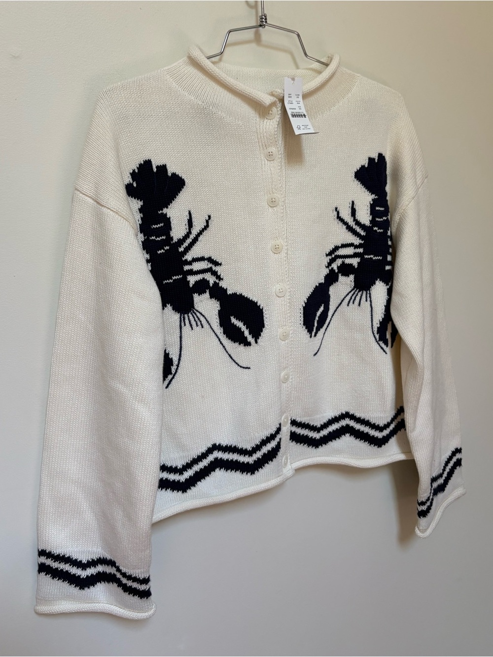 NWT J.Crew Rollneck Cardigan Size XS - Picture 3 of 15